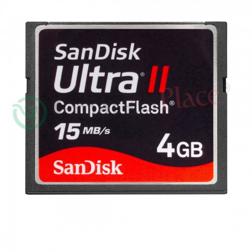 Compact Flash Card Ultra II 4GB ความเร็วสูง และมีความเสถียรภาพ